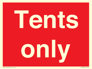 Tents only